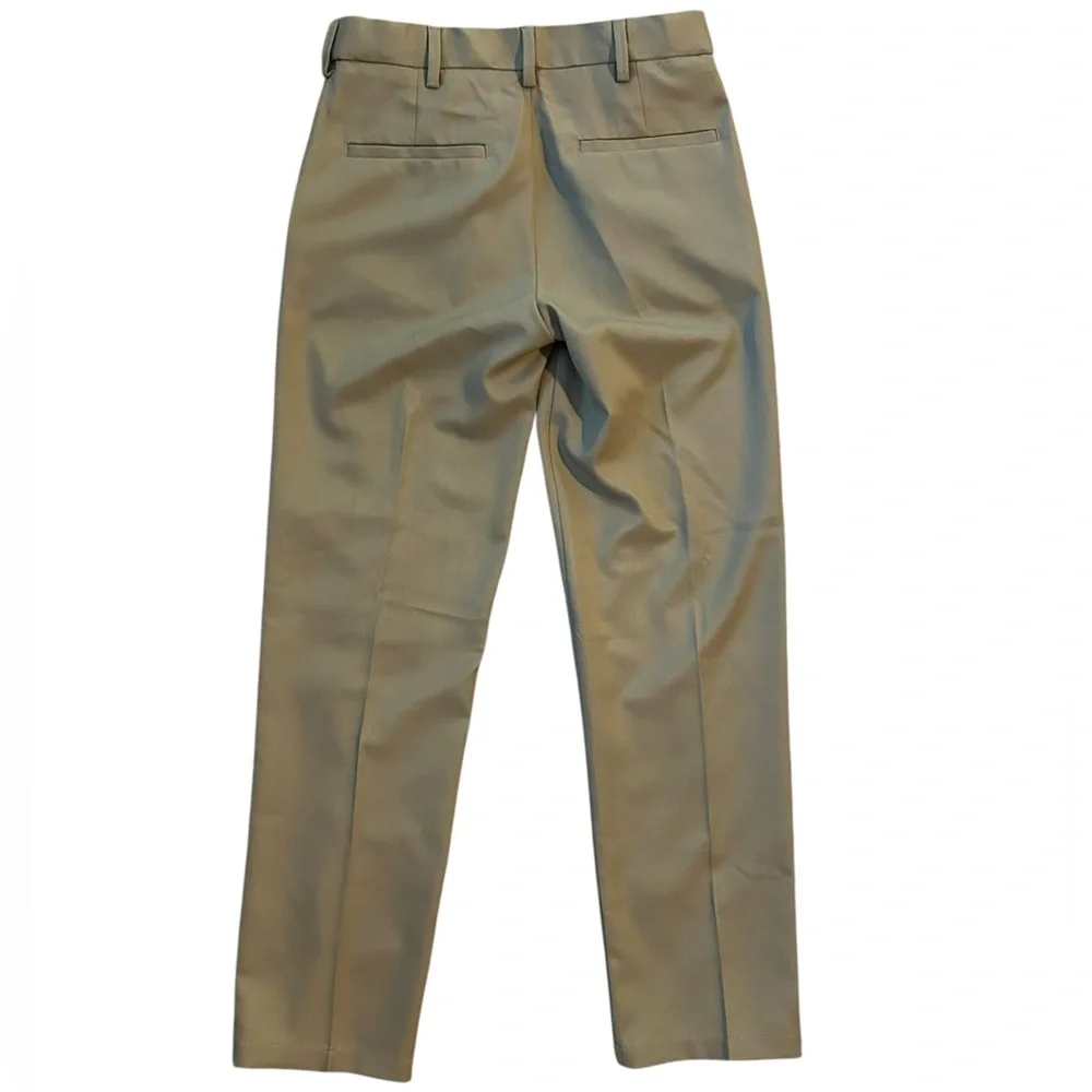 Haggar Boys’ Cool 18 Pro Regular Fit Dark Tan Dress Pants 16